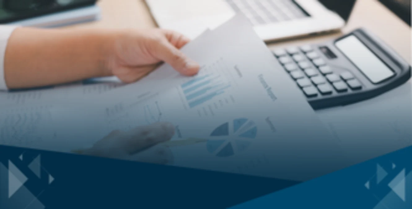 Small business owner reviewing financial reports on mobile dashboard